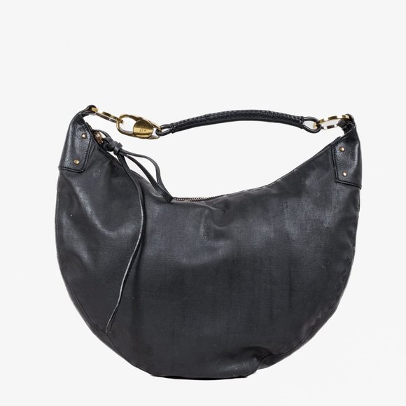 Gucci Black Half-Moon Hobo Shoulder Bag - Picture 1 of 13